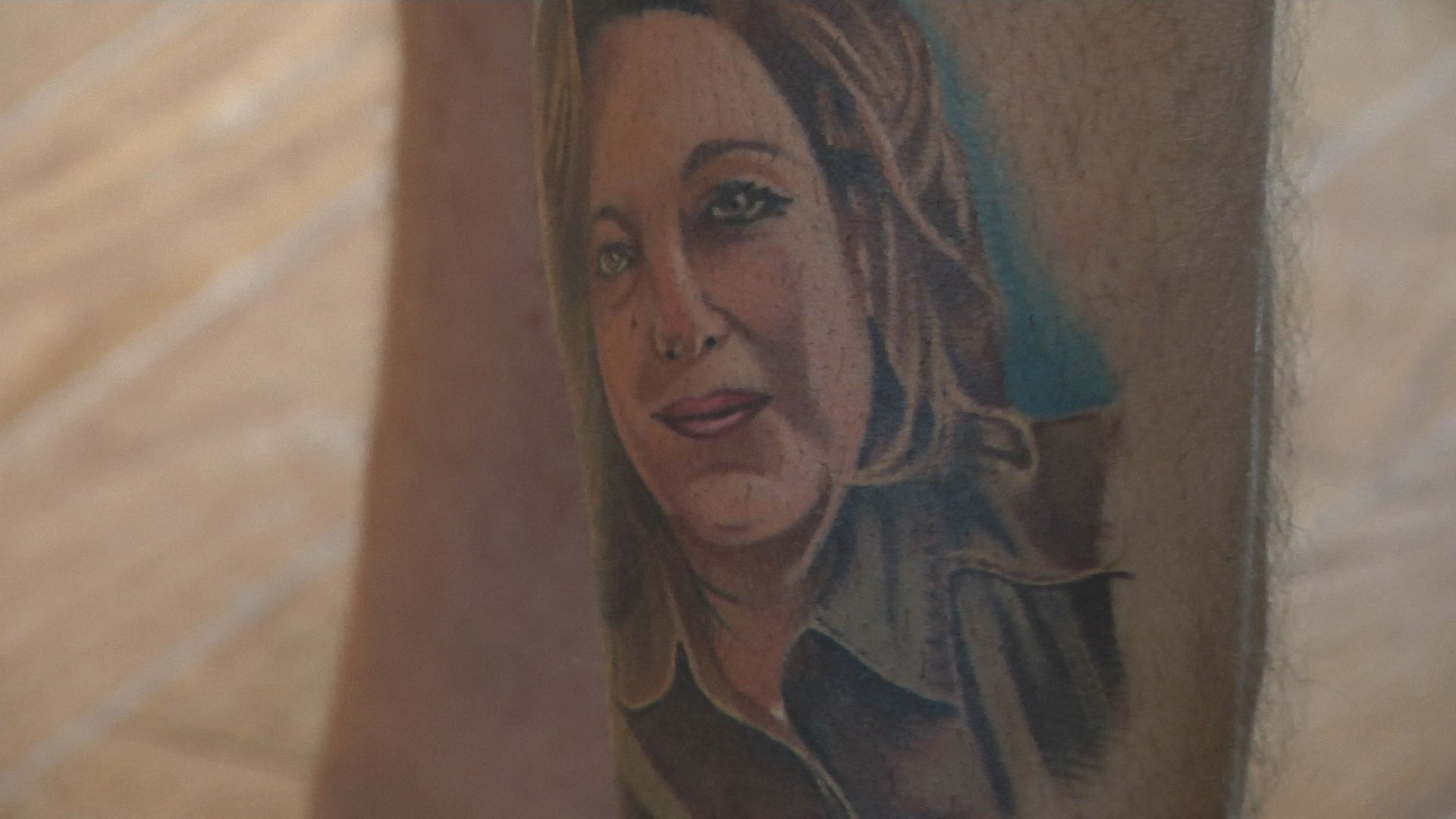 Billy Hale has a tattoo of his sister on his leg, remembering her presence